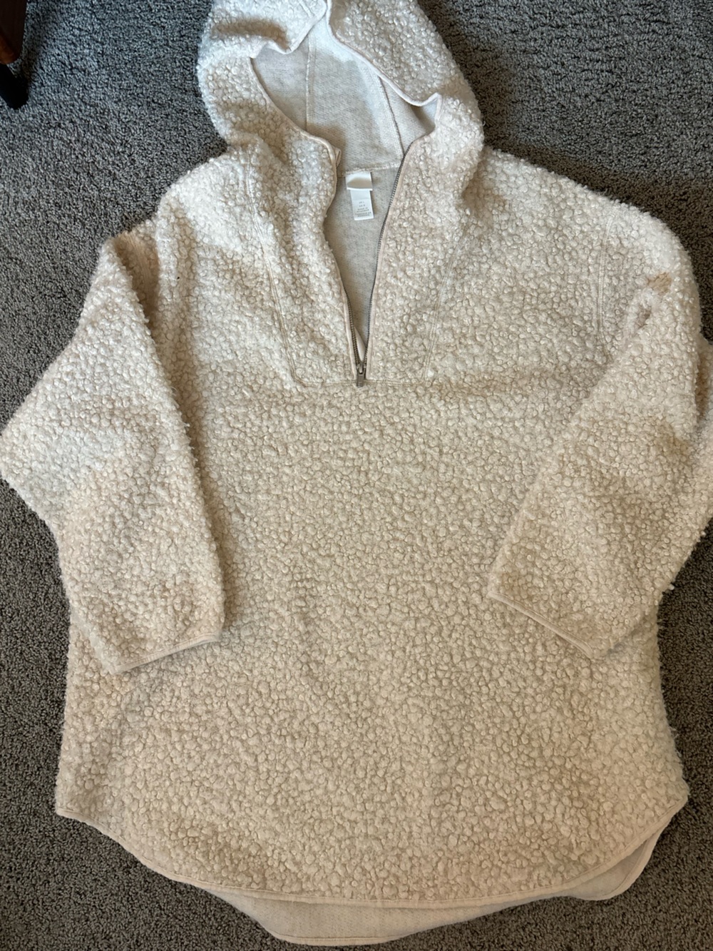H&M Cream Teddy Jacket